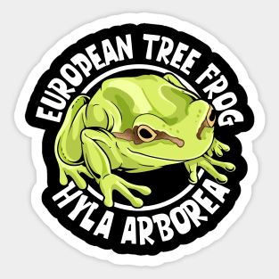 European Tree Frog Sticker